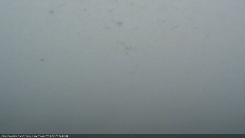 Lake Travis webcam, February 23, 2018 1:05 PM CT