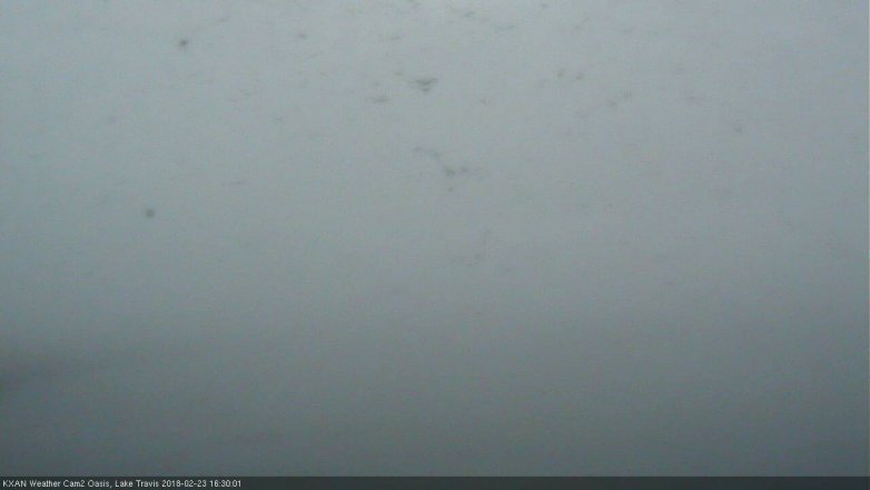 Lake Travis webcam, February 23, 2018 3:50 PM CT