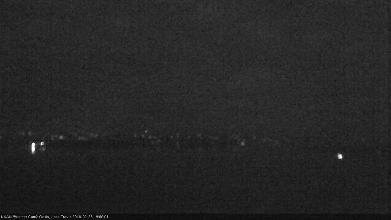 Lake Travis webcam, February 23, 2018 6:20 PM CT