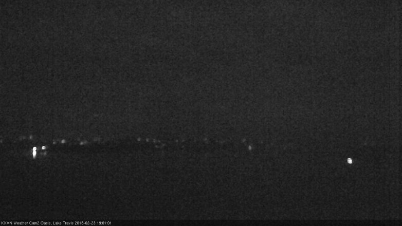 Lake Travis webcam, February 23, 2018 6:30 PM CT