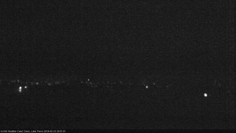 Lake Travis webcam, February 23, 2018 7:25 PM CT