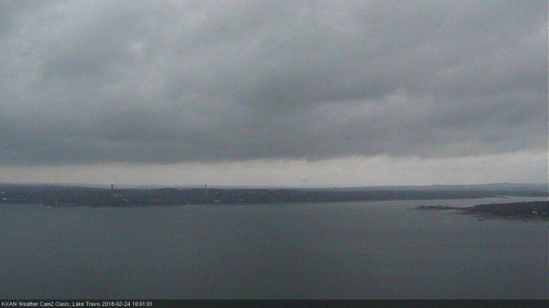 Lake Travis webcam, February 24, 2018 9:10 AM CT