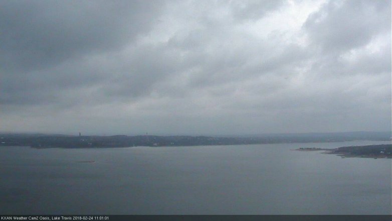 Lake Travis webcam, February 24, 2018 10:20 AM CT