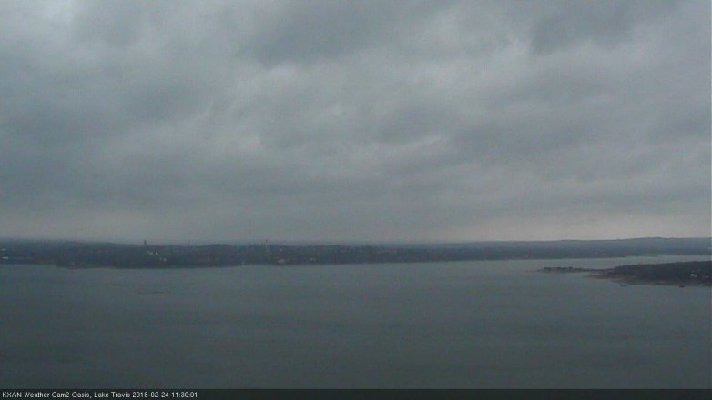 Lake Travis webcam, February 24, 2018 10:55 AM CT
