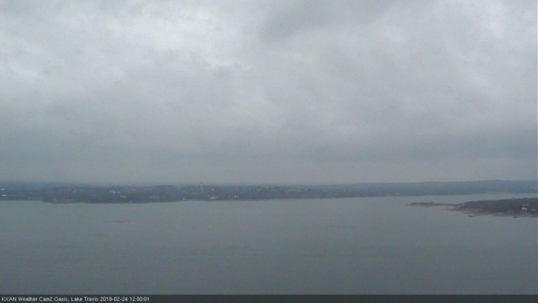 Lake Travis webcam, February 24, 2018 11:05 AM CT
