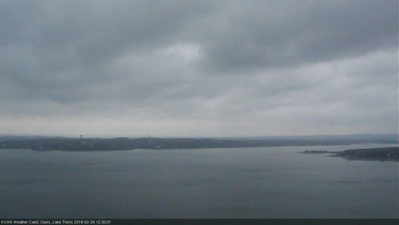 Lake Travis webcam, February 24, 2018 11:55 AM CT