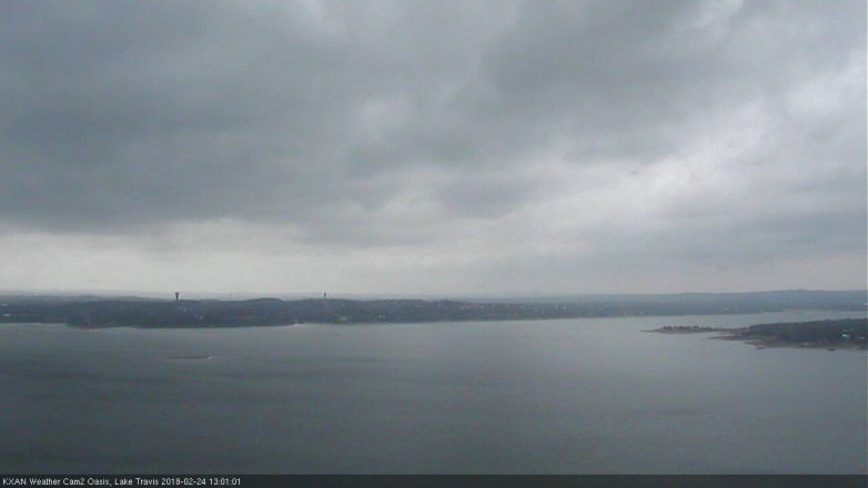 Lake Travis webcam, February 24, 2018 12:30 PM CT