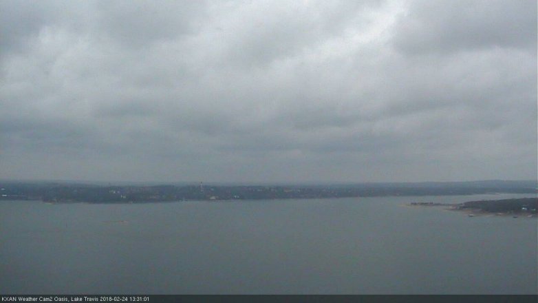 Lake Travis webcam, February 24, 2018 12:35 PM CT