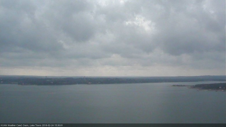 Lake Travis webcam, February 24, 2018 2:50 PM CT