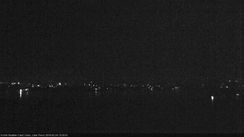 Lake Travis webcam, February 24, 2018 6:50 PM CT