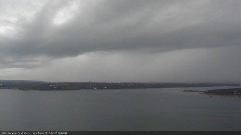Lake Travis webcam, February 25, 2018 9:20 AM CT