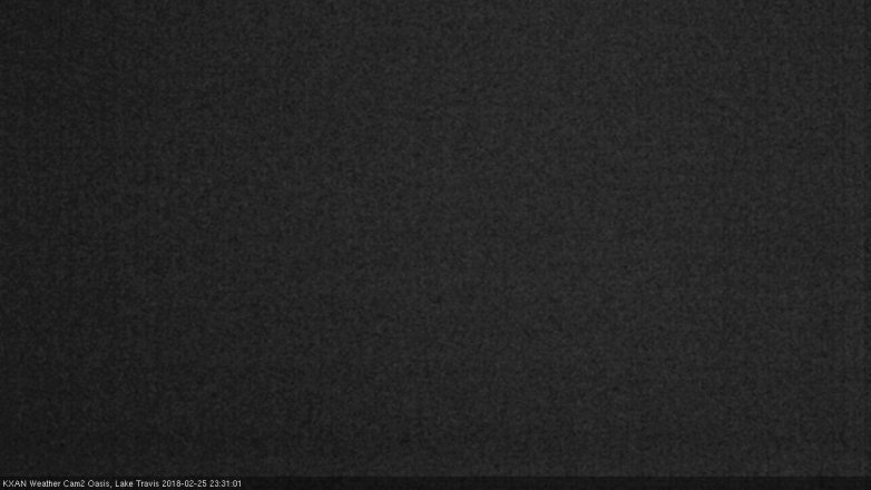 Lake Travis webcam, February 25, 2018 10:35 PM CT