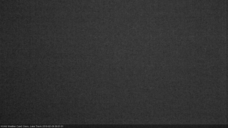 Lake Travis webcam, February 25, 2018 11:20 PM CT