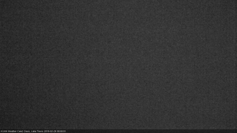 Lake Travis webcam, February 25, 2018 11:30 PM CT