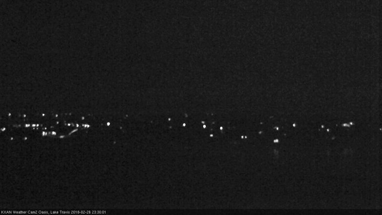 Lake Travis webcam, February 26, 2018 10:50 PM CT