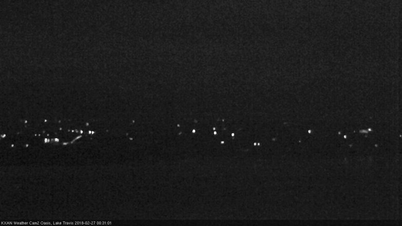 Lake Travis webcam, February 26, 2018 11:55 PM CT