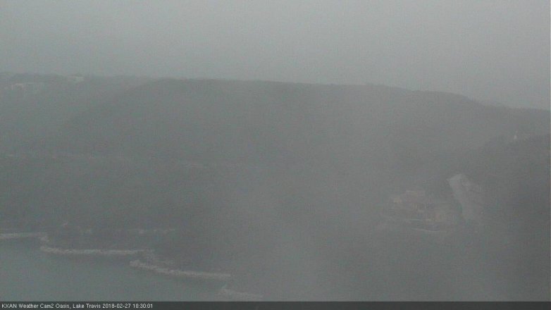 Lake Travis webcam, February 27, 2018 10:00 AM CT