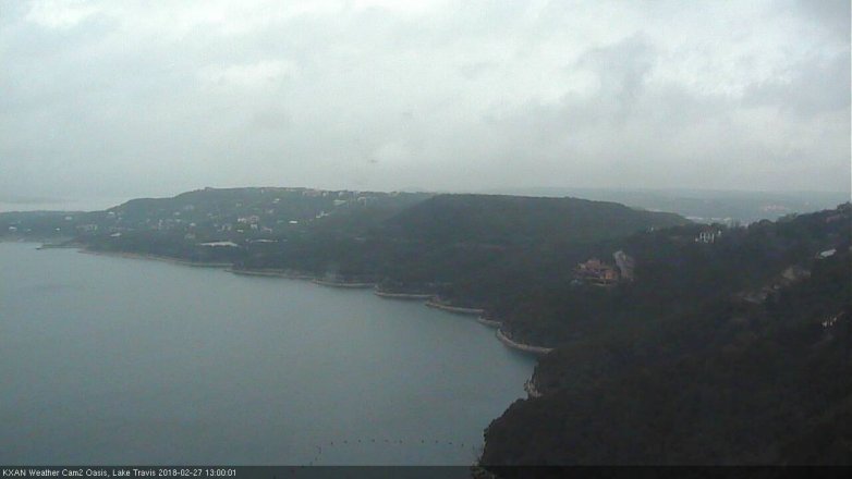 Lake Travis webcam, February 27, 2018 12:10 PM CT