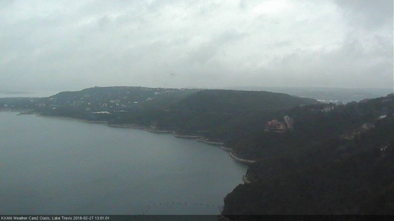 Lake Travis webcam, February 27, 2018 12:20 PM CT