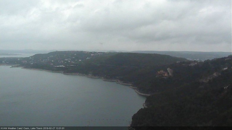Lake Travis webcam, February 27, 2018 12:40 PM CT