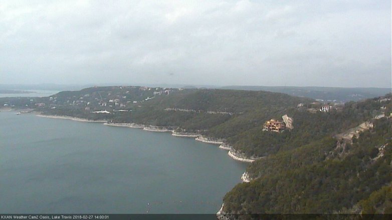 Lake Travis webcam, February 27, 2018 1:05 PM CT