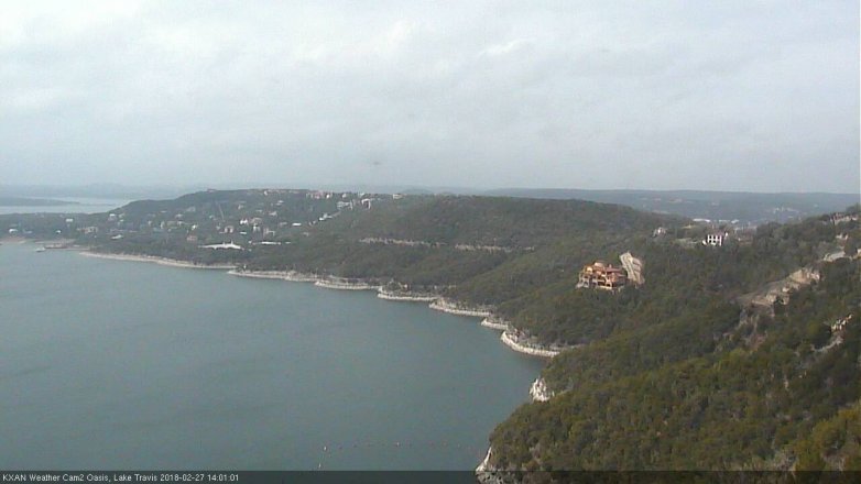 Lake Travis webcam, February 27, 2018 1:30 PM CT