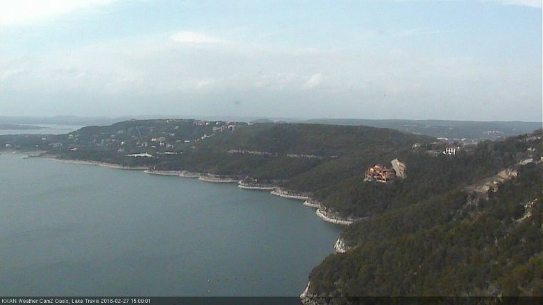 Lake Travis webcam, February 27, 2018 2:25 PM CT