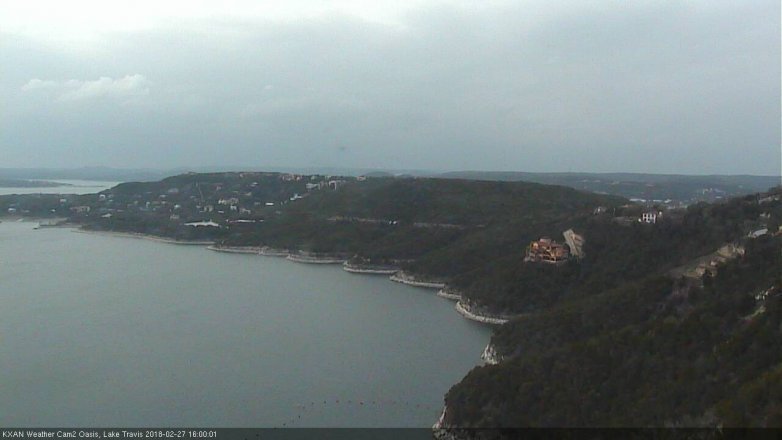 Lake Travis webcam, February 27, 2018 3:05 PM CT