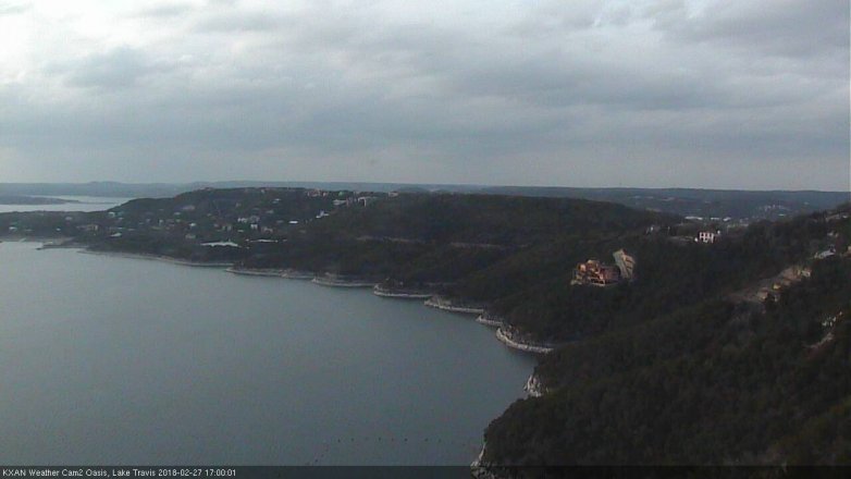 Lake Travis webcam, February 27, 2018 4:30 PM CT