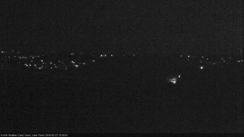 Lake Travis webcam, February 27, 2018 6:35 PM CT