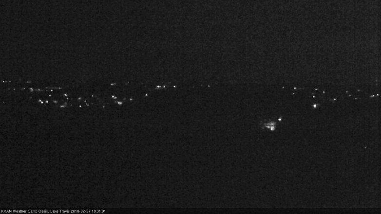 Lake Travis webcam, February 27, 2018 6:55 PM CT