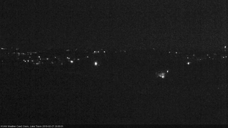 Lake Travis webcam, February 27, 2018 7:15 PM CT