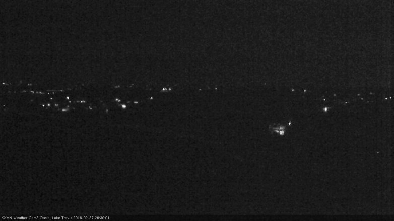 Lake Travis webcam, February 27, 2018 7:35 PM CT