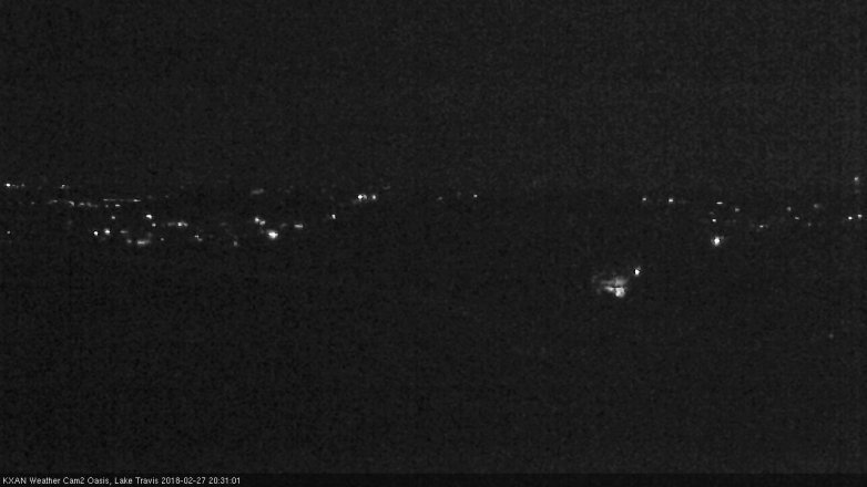 Lake Travis webcam, February 27, 2018 7:55 PM CT