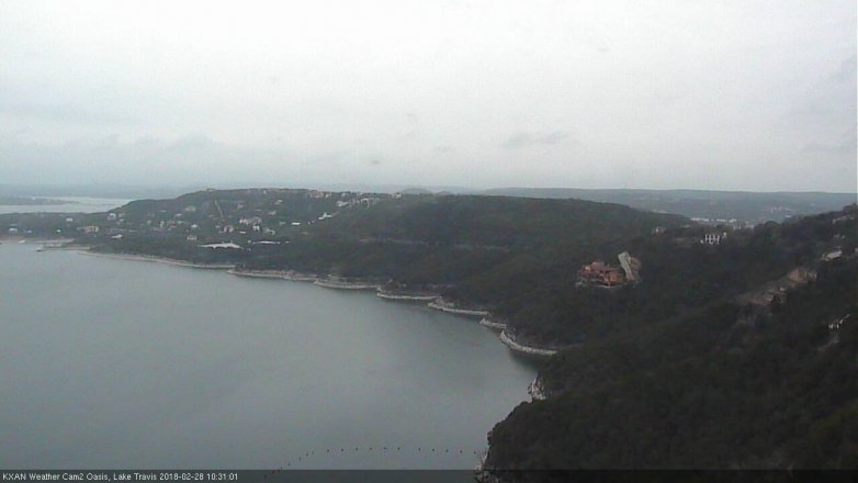 Lake Travis webcam, February 28, 2018 9:55 AM CT