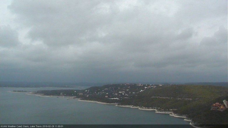 Lake Travis webcam, February 28, 2018 10:15 AM CT
