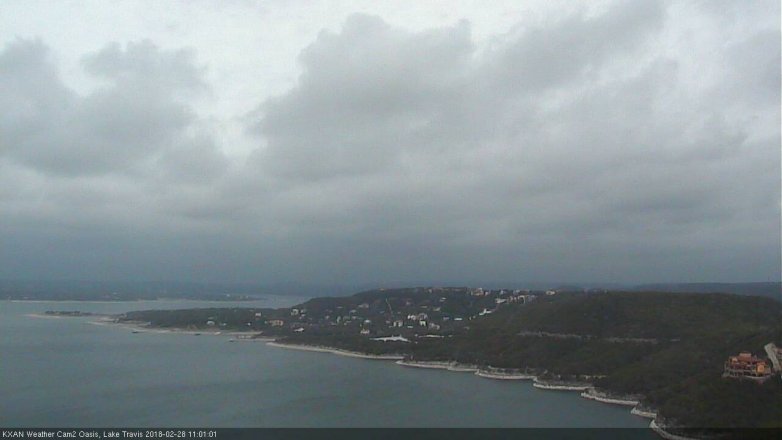 Lake Travis webcam, February 28, 2018 10:25 AM CT
