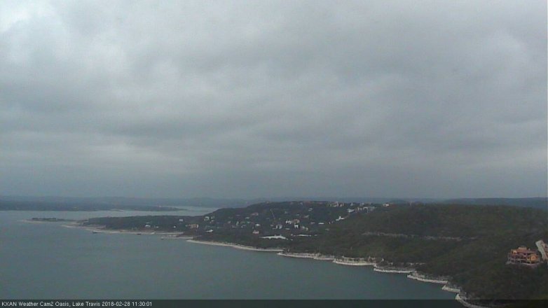 Lake Travis webcam, February 28, 2018 10:50 AM CT