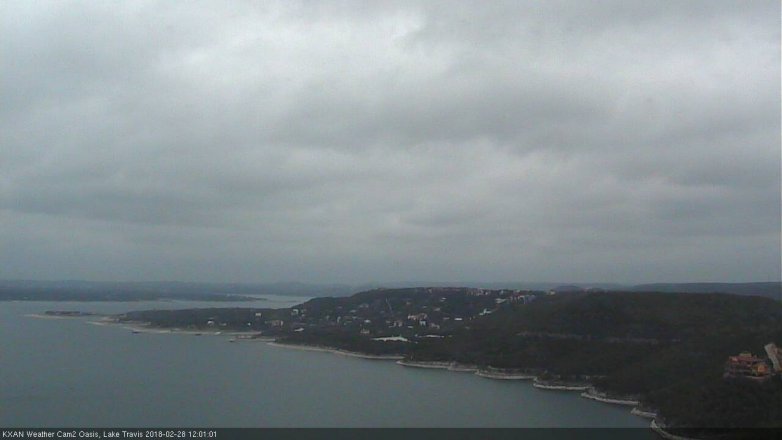 Lake Travis webcam, February 28, 2018 11:25 AM CT