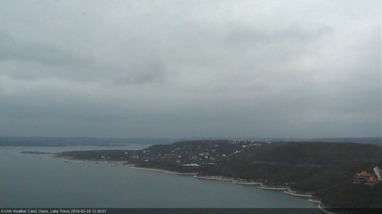 Lake Travis webcam, February 28, 2018 11:40 AM CT