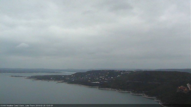 Lake Travis webcam, February 28, 2018 12:05 PM CT
