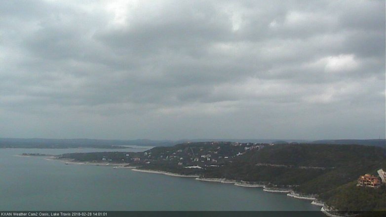 Lake Travis webcam, February 28, 2018 1:25 PM CT