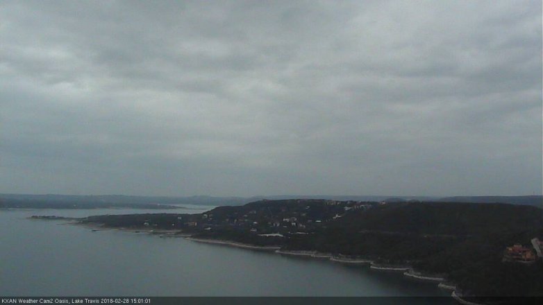 Lake Travis webcam, February 28, 2018 2:30 PM CT