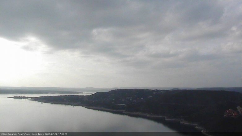 Lake Travis webcam, February 28, 2018 4:30 PM CT