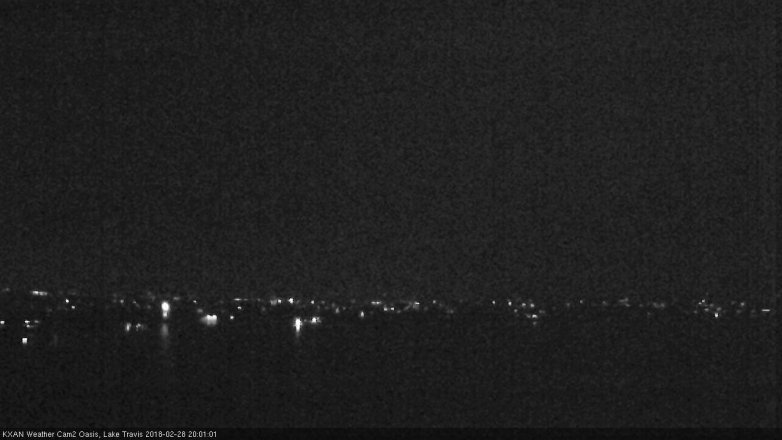 Lake Travis webcam, February 28, 2018 7:10 PM CT