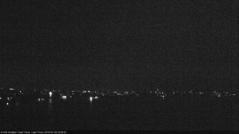Lake Travis webcam, February 28, 2018 7:25 PM CT
