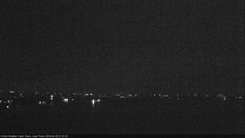 Lake Travis webcam, February 28, 2018 8:55 PM CT