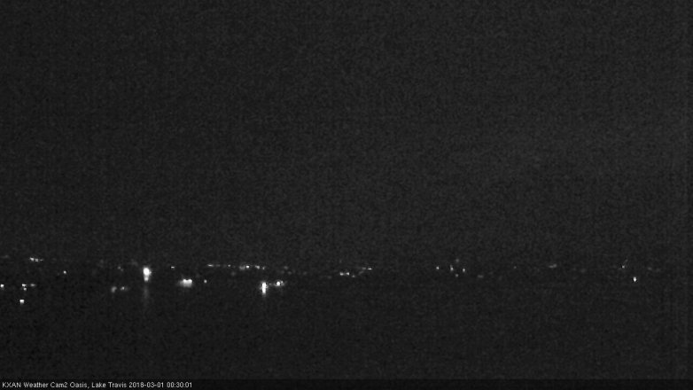 Lake Travis webcam, February 28, 2018 11:45 PM CT