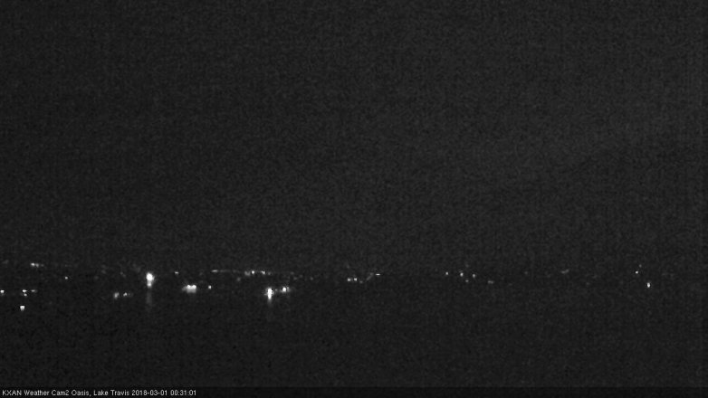 Lake Travis webcam, February 28, 2018 11:55 PM CT