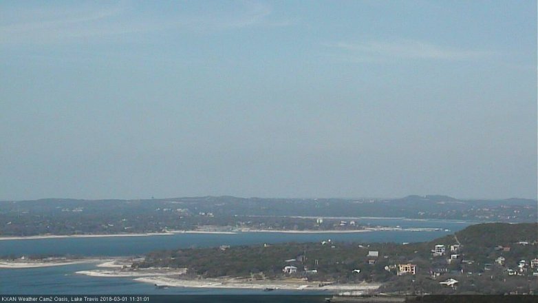 Lake Travis webcam, March 1, 2018 10:50 AM CT
